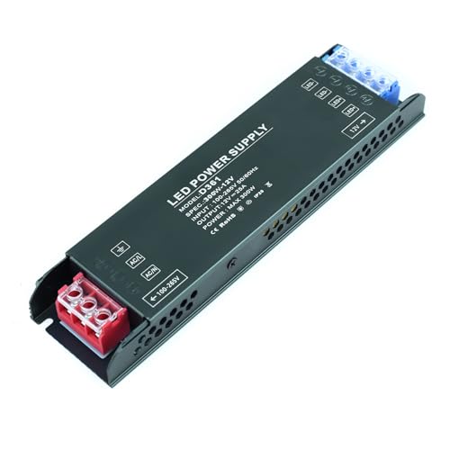 KSIBNW LED Trafo 12V 300W LED Transformator Netzteil AC 230V zu DC 12V 25A Stumm LED Treiber, kein LED Flimmern, Niedervolttrafo für LED Strips LED Glühbirnen KSIBNW LED Trafo 12V 300W LED Transformator Netzteil AC 230V zu DC 12V 25A Stumm LED Treiber, kein LED Flimmern, Niedervolttrafo für LED Strips LED Glühbirnen von KSIBNW