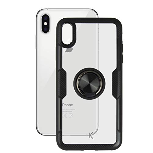 KSIX Schutzhülle aus thermoplastischem Polyurethan mit Magnetverschluss, für iPhone XS Max, Schwarz von KSIX smart your tech