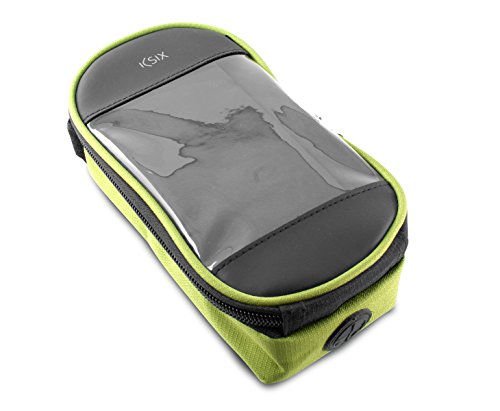 KSIX bxbibag02 V – Tasche transparent für Smartphone bis zu 5.5 Zoll, Grün von KSIX smart your tech