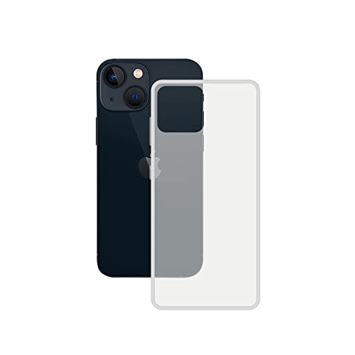 KSIX smart your tech Flexible Schutzhülle für iPhone 14, Anti-Fingerabdruck, robust, leicht, kompatibel mit kabellosem Laden, transparent von KSIX smart your tech