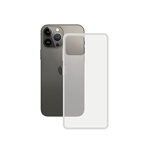 KSIX smart your tech Flexible Schutzhülle für iPhone 14 Plus, Anti-Fingerabdruck, robust, leicht, kompatibel mit kabellosem Laden, transparent von KSIX smart your tech