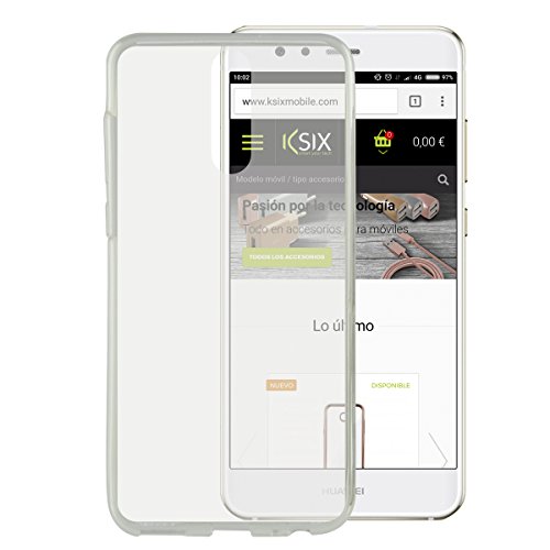 KSIX smart your tech Huawei Mate 10 Lite Hülle, flexibel, transparent von KSIX smart your tech