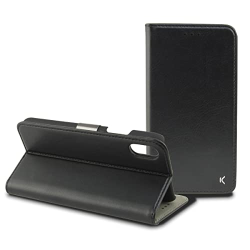 KSIX smart your tech Schutzhülle mit Klappdeckel für iPhone X, iPhone XS, halbfest, Standing, Schwarz KSIX smart your tech Schutzhülle mit Klappdeckel für iPhone X, iPhone XS, halbfest, Standing, Schwarz von KSIX smart your tech