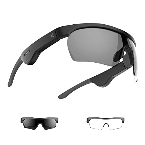 KSIX smart your tech Unisex Erwachsene Phoenix Bluetooth-Brille, Schwarz, normal von KSIX smart your tech