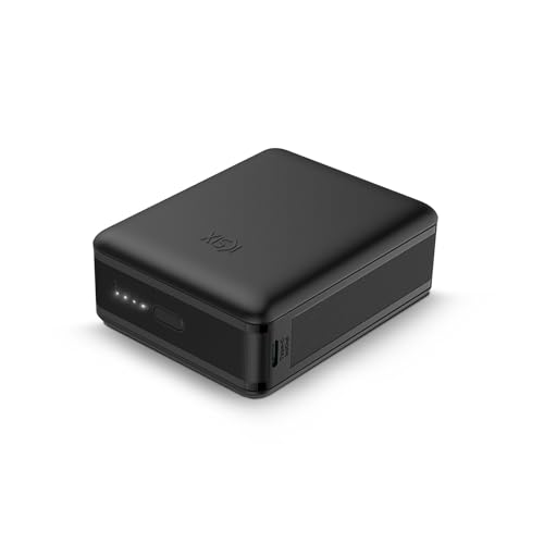 Ksix Nano Powerbank, 20.000 mAh, Taschengröße, Power Delivery, 22,5 W, USB-C auf USB-C-Kabel, gleichzeitiges Aufladen, Schwarz von KSIX smart your tech