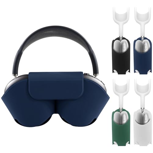 Tasche für Airpods Max case（2024/2022）, Kopfhörer-Schutzhülle für AirPod Max Unterstützt Schlafmodus, Anti-Kratz und Anti-Staub, Tragbare Transport-Reisehülle für Apple Airpods Max 2/1 (Schwarz) von KSKSPE