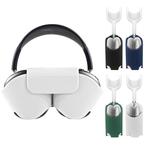 Tasche für Airpods Max case（2024/2022）, Kopfhörer-Schutzhülle für AirPod Max Unterstützt Schlafmodus, Anti-Kratz und Anti-Staub, Tragbare Transport-Reisehülle für Apple Airpods Max 2/1 (Schwarz) von KSKSPE