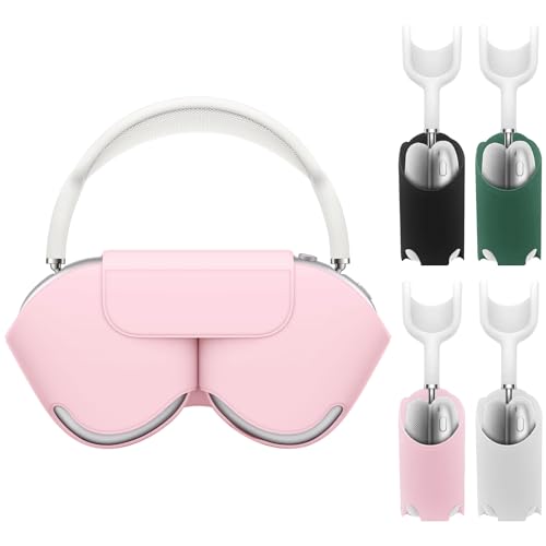 Tasche für Airpods Max case（2024/2022）, Kopfhörer-Schutzhülle für AirPod Max Unterstützt Schlafmodus, Anti-Kratz und Anti-Staub, Tragbare Transport-Reisehülle für Apple Airpods Max 2/1 (Schwarz) von KSKSPE