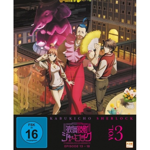 Kabukicho Sherlock - Volume 3 (Ep. 13-18)      (Blu-ray) von KSM Anime