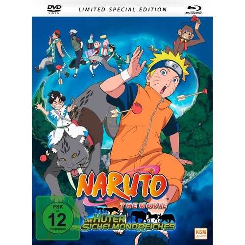 Naruto - Die Hüter des Sichelmondreiches - The Movie 3      Limited Edition (Blu-ray+DVD) von KSM Anime