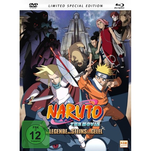 Naruto - Die Legende des Steins von Gelel - The Movie 2  MediaBook Limited Edition   (Blu-ray+DVD) von KSM Anime