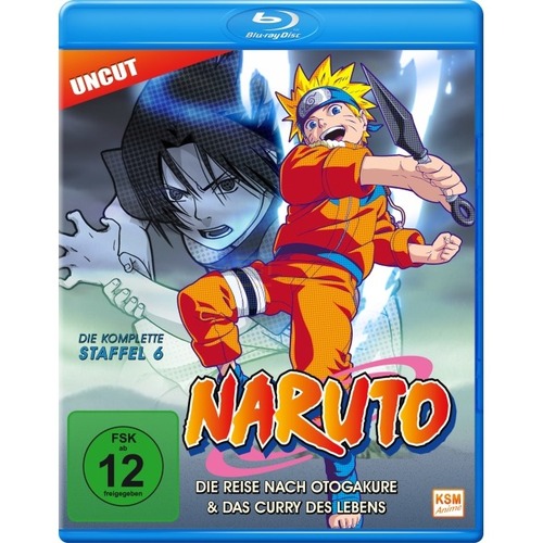 Naruto - Die Reise nach Otogakure & Das Curry des Lebens      Staffel 6: Folge 136-157 (Blu-ray) von KSM Anime