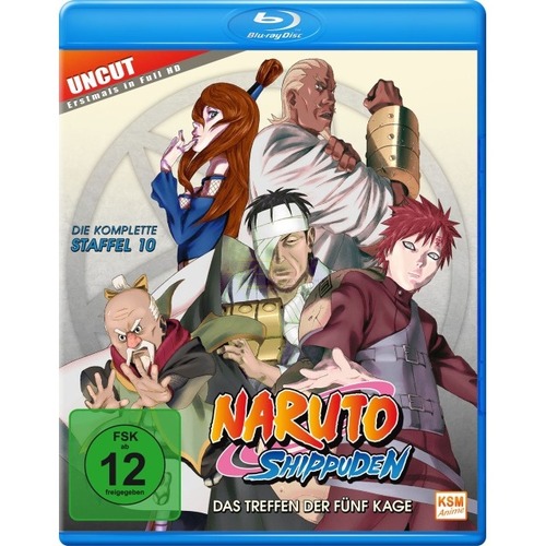 Naruto Shippuden - Das Treffen der fünf Kage - Staffel 10      Folge 417-442 (Blu-ray) von KSM Anime