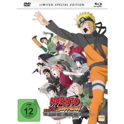 Naruto Shippuden - Die Erben des Willens des Feuers      Movie 3 - Limited Edition (Blu-ray+DVD) von KSM Anime
