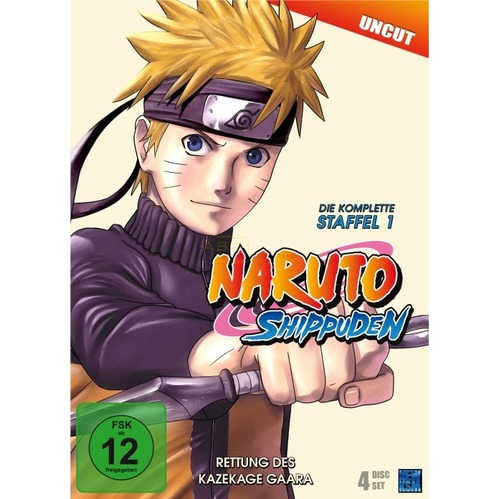 Naruto Shippuden - Rettung des Kazekage Gaara - Staffel 01:       Folge 221- 252 (4 DVDs) von KSM Anime