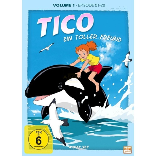 Tico - Ein toller Freund - Volume 1: Episode 01-20      (4 DVDs) von KSM Anime