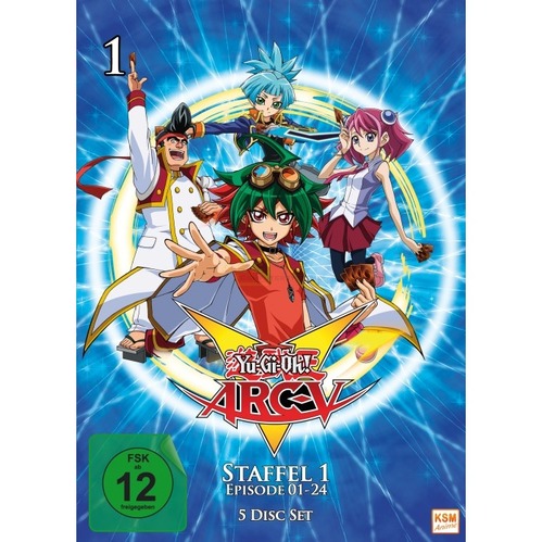 Yu-Gi-Oh! ARC-V - Staffel 1.1: Episode 01-24      (5 DVDs) von KSM Anime