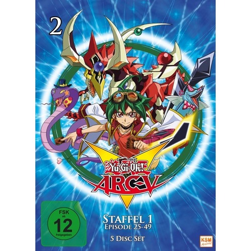 Yu-Gi-Oh! ARC-V - Staffel 1.2: Episode 25-49      (5 DVDs) von KSM Anime