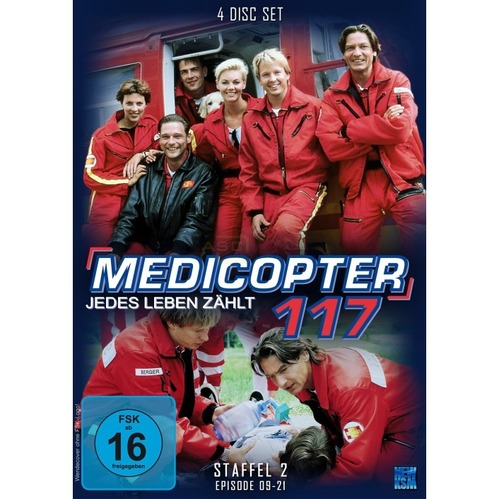 Medicopter 117 - Jedes Leben zählt - Staffel 2      Episode 09-21 (4 DVDs) von KSM Film