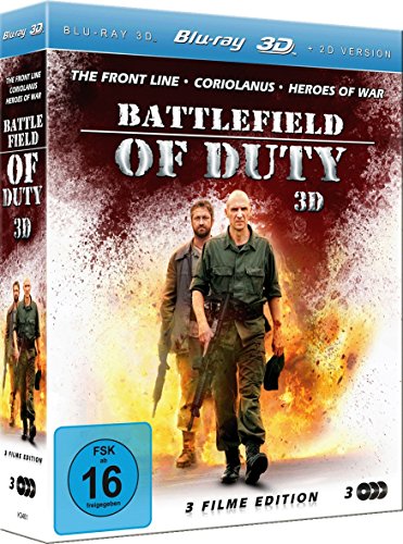 Battlefield of Duty 3D (The Front Line/Coriolanus/Heroes of War)(3 Disc Set) [3D Blu-ray] von KSM GmbH