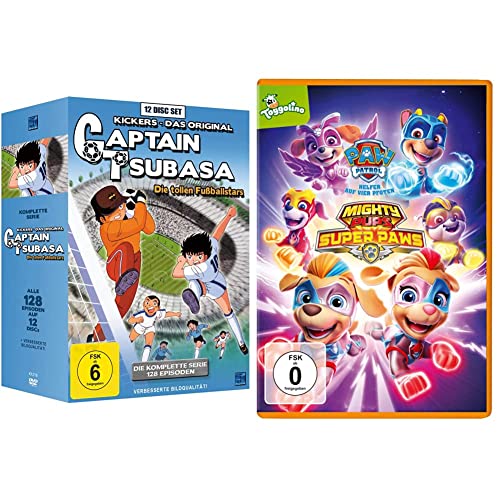 Captain Tsubasa: Die tollen Fußballstars - Die komplette Serie [12 DVDs] & Paw Patrol - Mighty Pups Super Paws von KSM GmbH