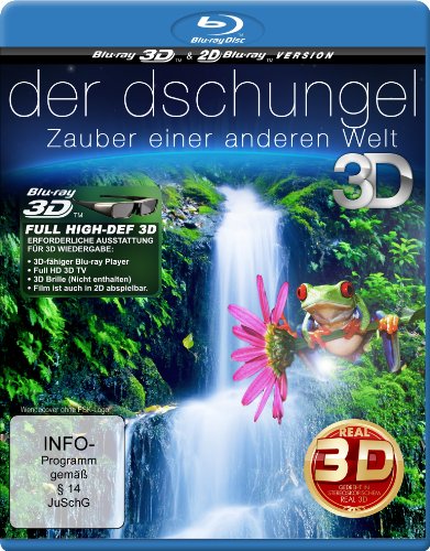Der Dschungel 3D - Zauber einer anderen Welt (inkl. 2D Version) [3D Blu-ray] von KSM GmbH