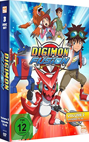Digimon Fusion - Volume 2/Episode 16-30 [3 DVDs] von KSM GmbH
