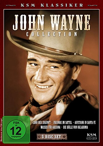 John Wayne Collection - Land der Zukunft/Freunde im Sattel/Wasser für Arizona/Aufstand in Santa Fe/Die Hölle von Oklahoma [5 DVDs] von KSM GmbH