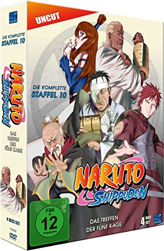 Naruto Shippuden, Staffel 10: Das Treffen der fünf Kage (Episoden 417-442, uncut) [4 DVDs] von KSM GmbH