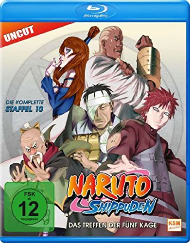 Naruto Shippuden - Das Treffen der fünf Kage (Staffel 10: Folge 417-442 - UNCUT) [Blu-ray] von KSM GmbH