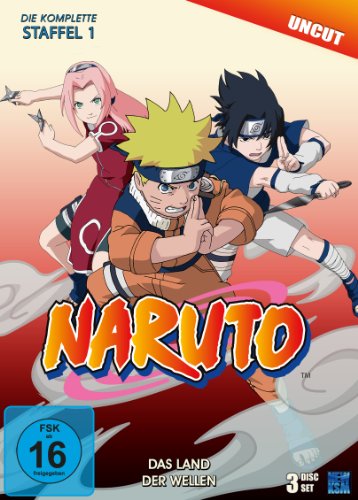 Naruto - Staffel 1: Das Land der Wellen (Episoden 1-19, uncut) [3 DVDs] von KSM GmbH