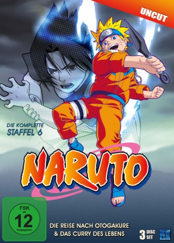 Naruto - Staffel 6: Die Reise nach Otogakure & Das Curry des Lebens (Episoden 136-157, uncut) [3 DVDs] von KSM GmbH