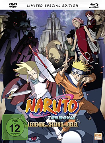 Naruto - The Movie 2: Die Legende des Steins von Gelel (Limited Special Edition im Mediabook inkl. DVD + Blu-ray) [Limited Edition] von Plaion Pictures