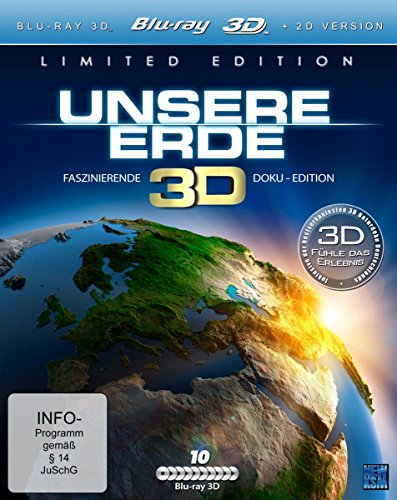 Unsere Erde 3D (10 Dokus Limited Special Edition) [Real 3D-Blu-ray] (Exklusiv bei Amazon.de) von KSM GmbH