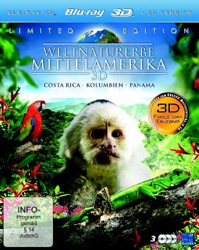 Weltnaturerbe 3D - Mittelamerika (Limited Edition mit Costa Rica / Kolumbien & Panama) (3 Disc Set) [3D Blu-ray] von KSM GmbH