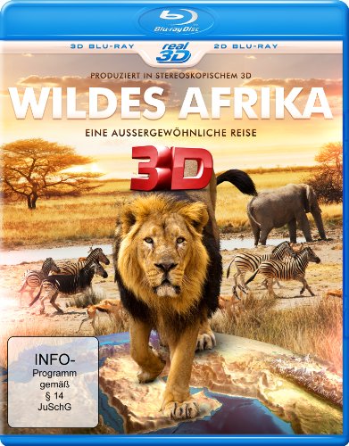 Wildes Afrika 3D - Eine außergewöhnliche Reise (inkl. 2D Version) [3D Blu-ray] von KSM GmbH