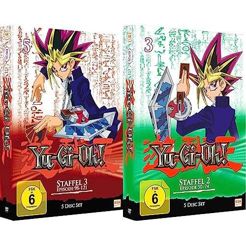 Yu-Gi-Oh! - Staffel 3.1 (Folge 98-121 im 5 Disc Set) & Yu-Gi-Oh - Staffel 2.1 (Episode 50-74) [5 Disc Set] von KSM GmbH