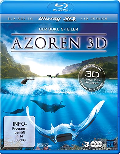 Azoren 3D - Auf den Spuren von Entdeckern, Walen und Vulkanen (Gesamtbox im 3 Disc Set) [3D Blu-ray] von KSM