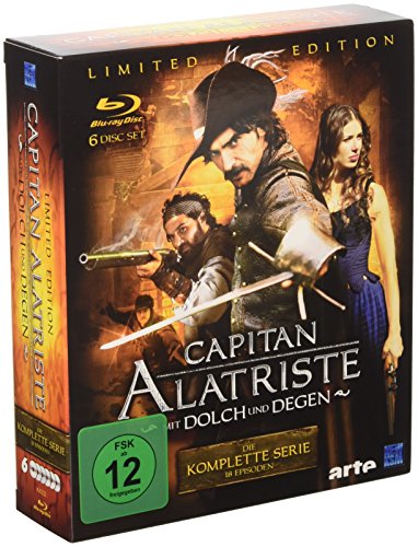 Capitan Alatriste - Mit Dolch und Degen Limited Edition (18 Folgen im 6 Disc Set) (exklusiv bei Amazon.de) [Blu-ray] von KSM GmbH