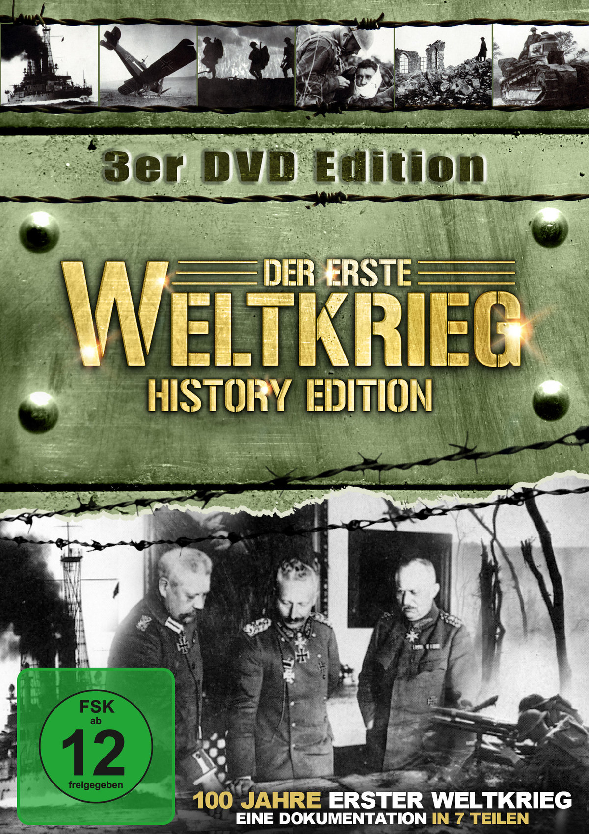 Der erste Weltkrieg - History Edition (100 Jahre Erster Weltkrieg - Dokumentation in 7 Teilen) [3 Disc Set] von KSM