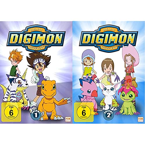 Digimon Adventure 01 (Volume 1: Episode 01-18) [3 DVDs] & Digimon Adventure 01 (Volume 2: Episode 19-36) [3 DVDs] von KSM