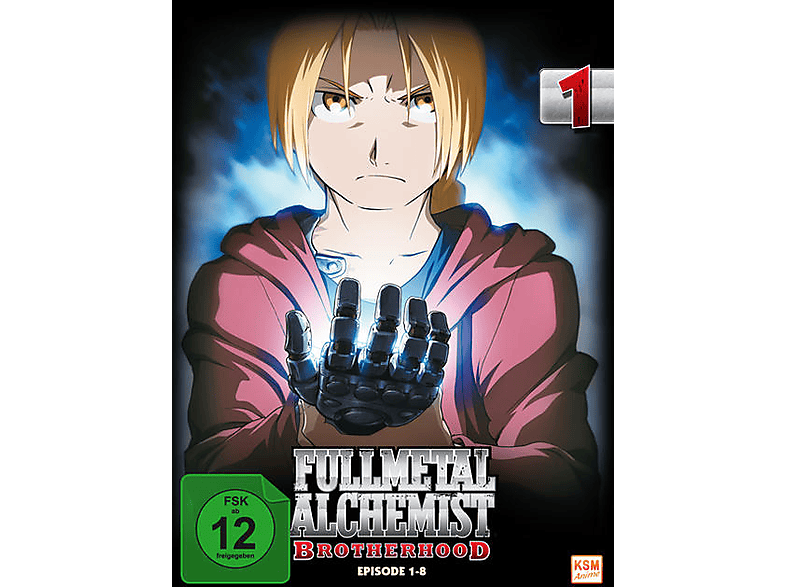 Fullmetal Alchemist - Brotherhood Volume 1 (Folge 01-08) DVD von KSM