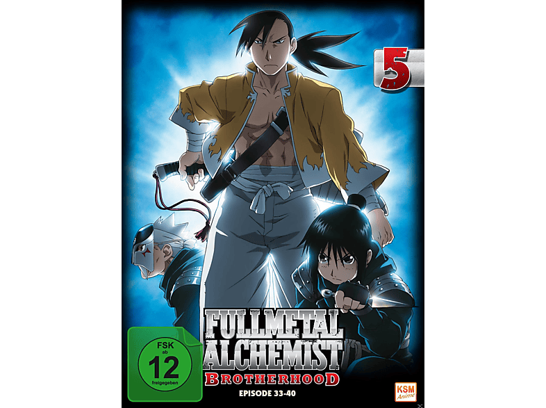 Fullmetal Alchemist - Brotherhood Volume 5 (Folge 33-40) DVD von KSM