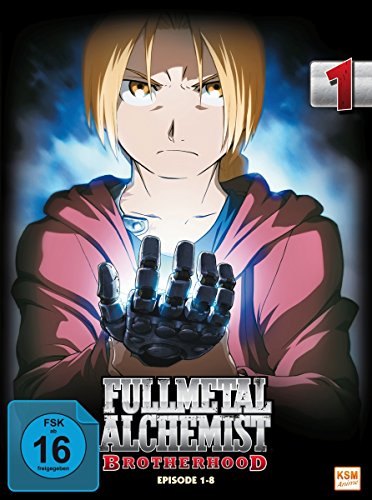 Fullmetal Alchemist: Brotherhood - Vol. 1 (Digipack im Schuber mit Hochprägung und Glanzfolie) [2 DVDs] [Limited Edtion] [Limited Edition] von KSM