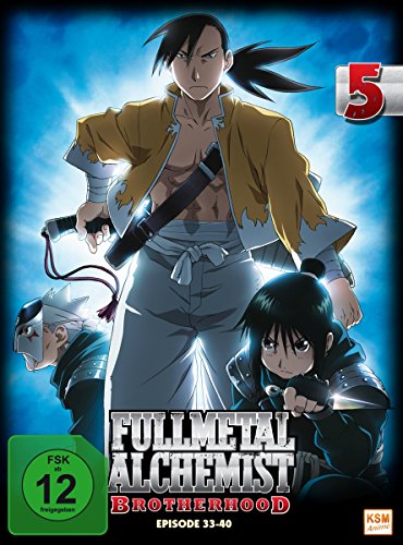 Fullmetal Alchemist: Brotherhood - Volume 5 (Digipack im Schuber mit Hochprägung und Glanzfolie) (2 Disc Set) [Limited Edition] von PLAION PICTURES