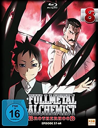 Fullmetal Alchemist: Brotherhood - Volume 8 (Digipack im Schuber mit Hochprägung und Glanzfolie) (Blu-ray) [Limited Edition] von KSM