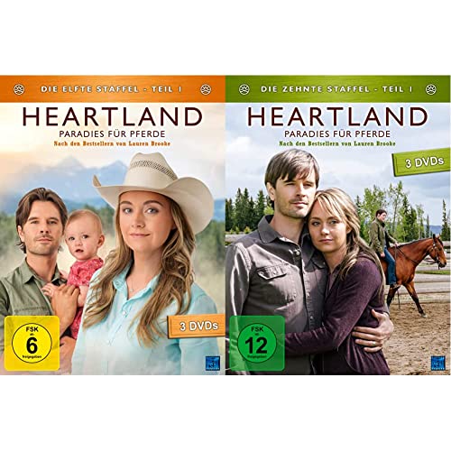 Heartland - Paradies für Pferde: Staffel 11.1 (Episode 1-9) [3 DVDs] & Heartland - Paradies für Pferde: Staffel 10.1 (Episode 1-9) [3 DVDs] von KSM