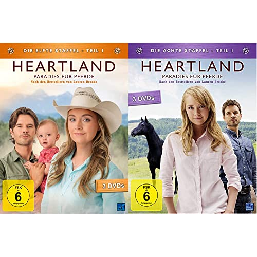 Heartland - Paradies für Pferde: Staffel 11.1 (Episode 1-9) [3 DVDs] & Heartland - Paradies für Pferde: Staffel 8.1 (Episode 1-9) [3 DVDs] von KSM