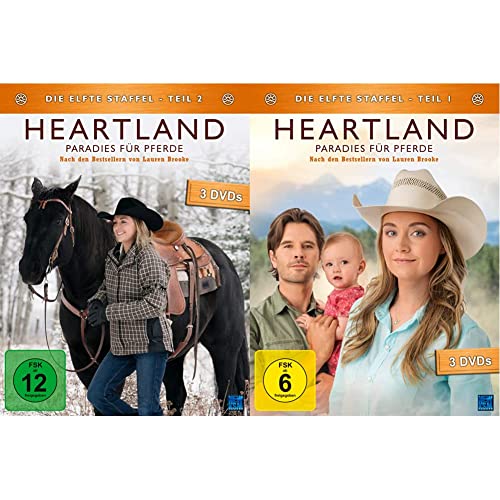 Heartland - Paradies für Pferde: Staffel 11.2 (Episode 10-18) [3 DVDs] & Heartland - Paradies für Pferde: Staffel 11.1 (Episode 1-9) [3 DVDs] von KSM