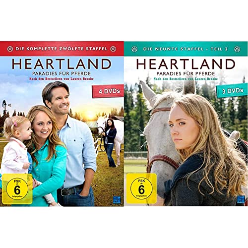 Heartland - Paradies für Pferde: Staffel 12 (Episode 1-11) [4 DVDs] & Heartland - Paradies für Pferde: Staffel 9.2 (Episode 10-18) [3 DVDs] von KSM